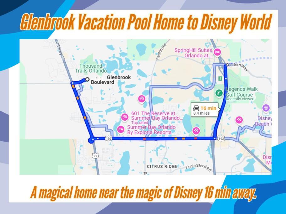 Glenbrook Vacation Poolspa Home 奥兰多 外观 照片